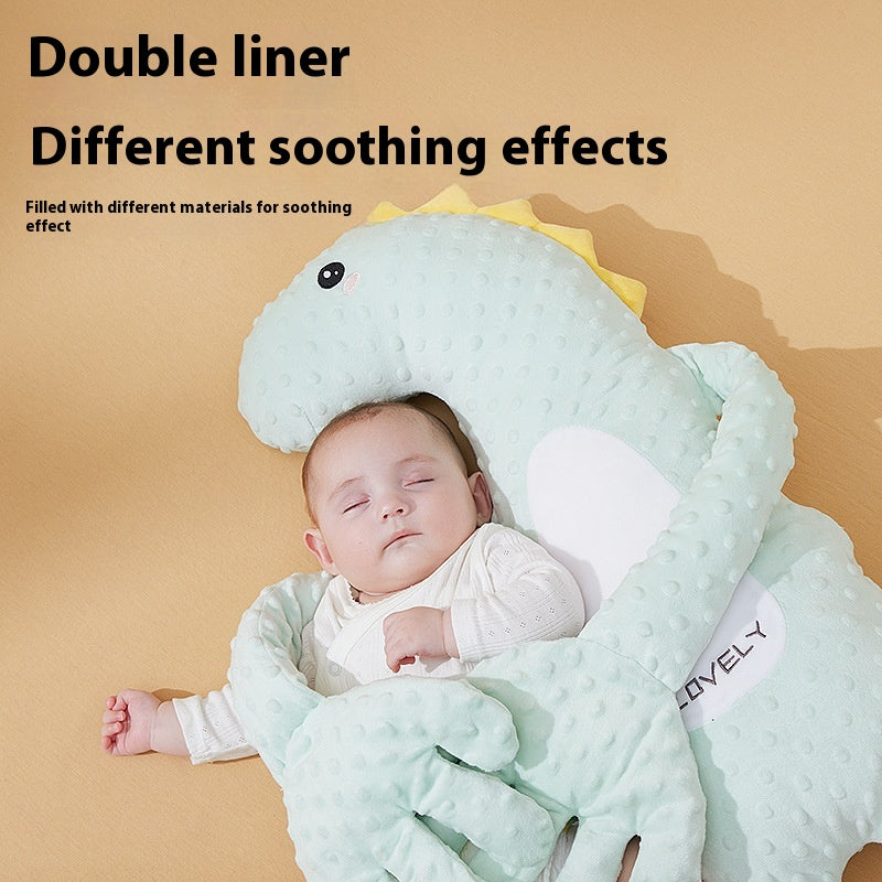 Coussin Apaisant Bébé Dinosaure - Effet Câlin